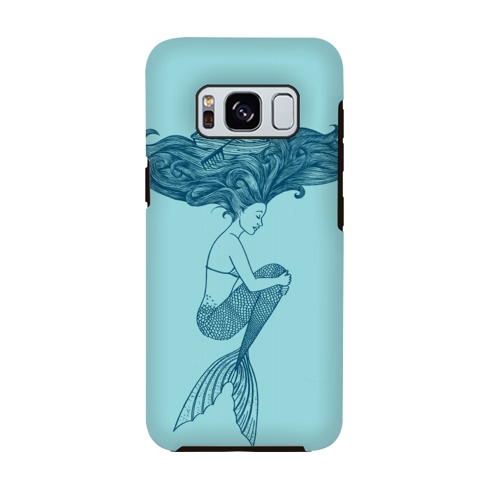 Galaxy S8 StrongFit Mermaid by Coffee Man