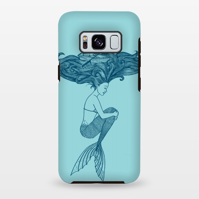 Galaxy S8 plus StrongFit Mermaid by Coffee Man