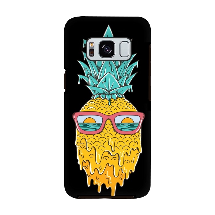 Galaxy S8 StrongFit Pineapple Summer by Coffee Man