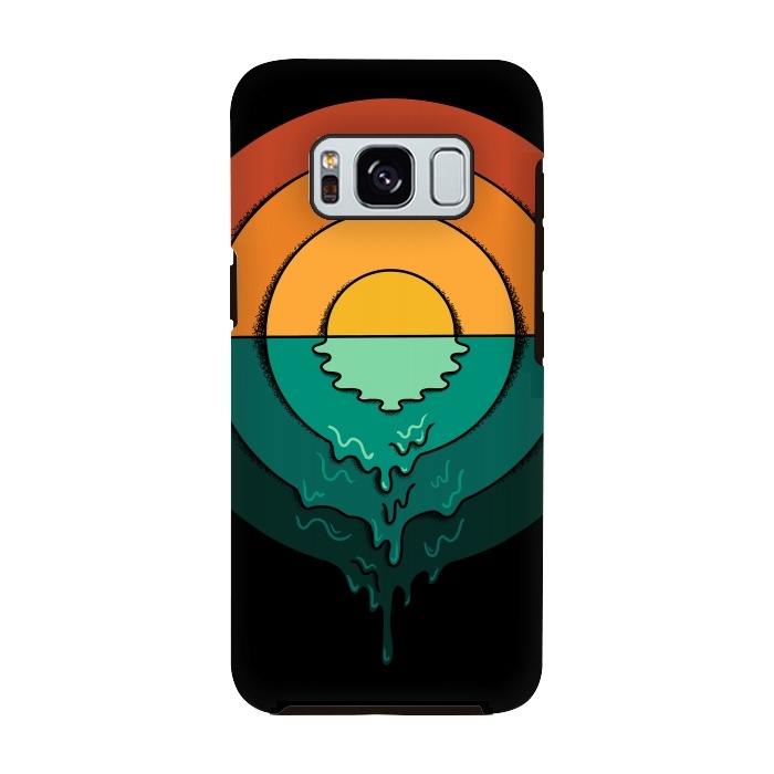 Galaxy S8 StrongFit Melted Circles by Coffee Man