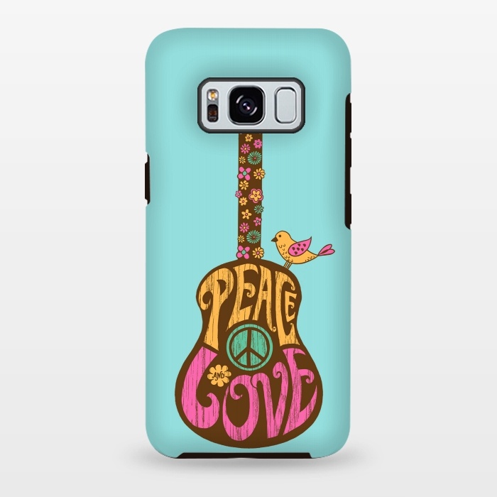 Galaxy S8 plus StrongFit Peace and love by Coffee Man