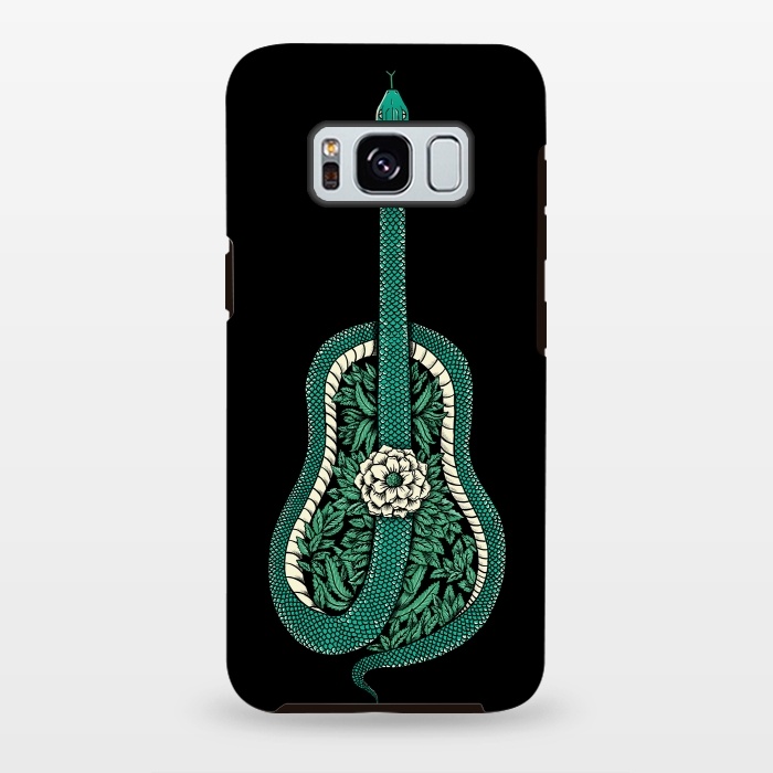 Galaxy S8 plus StrongFit Snake Guitar by Coffee Man