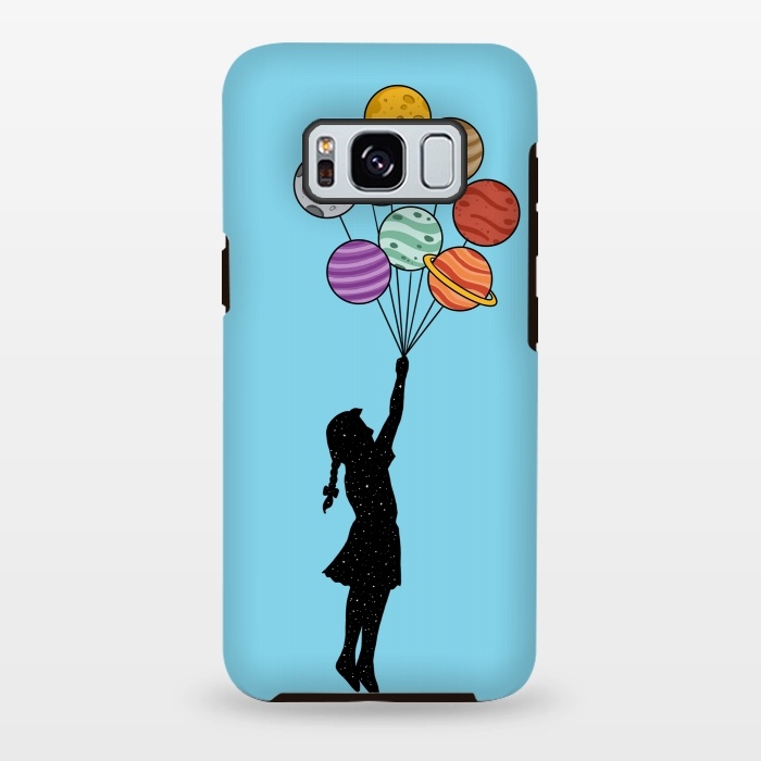 Galaxy S8 plus StrongFit Planets Balloons 2 by Coffee Man