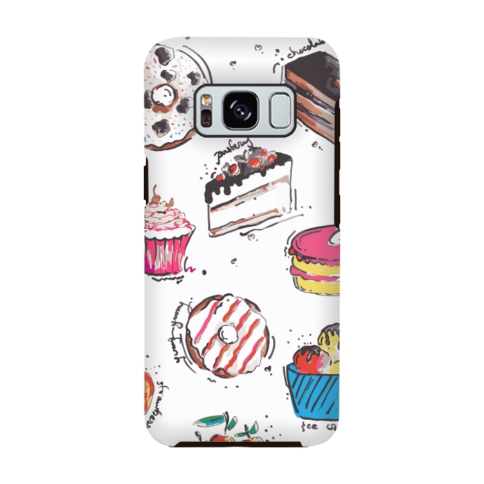 Galaxy S8 StrongFit Dessert Love by MUKTA LATA BARUA