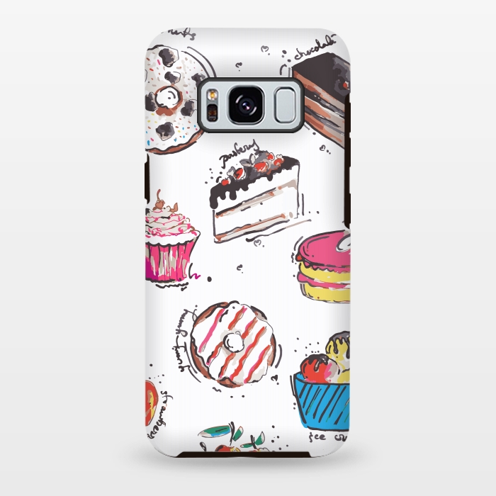 Galaxy S8 plus StrongFit Dessert Love by MUKTA LATA BARUA