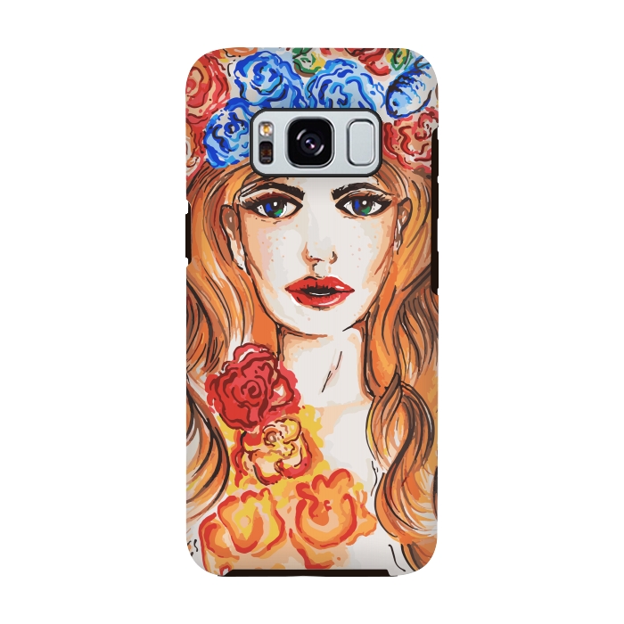 Galaxy S8 StrongFit Flower Girl 2 by MUKTA LATA BARUA