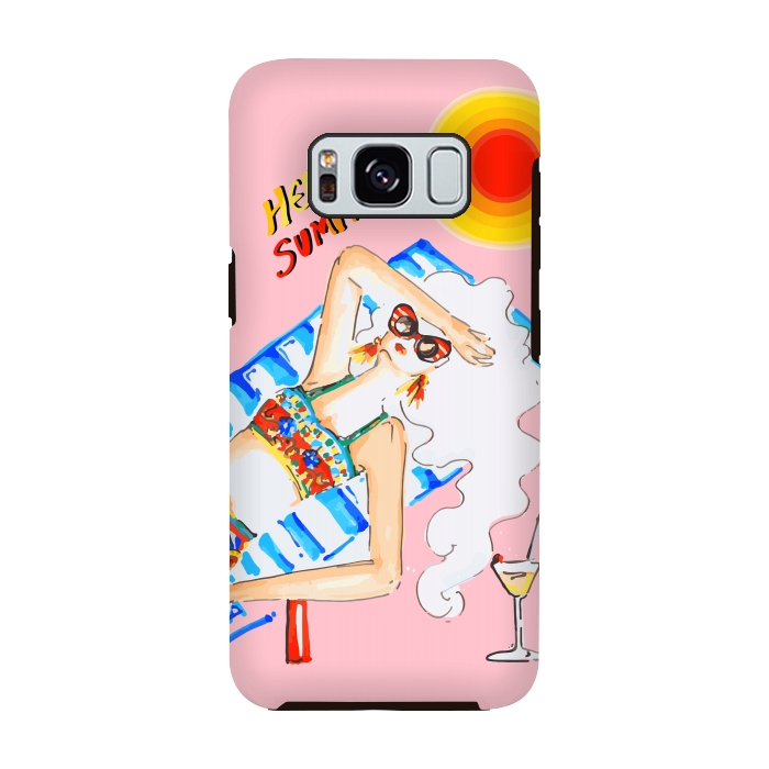 Galaxy S8 StrongFit Hello Summer by MUKTA LATA BARUA