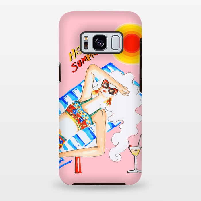 Galaxy S8 plus StrongFit Hello Summer by MUKTA LATA BARUA