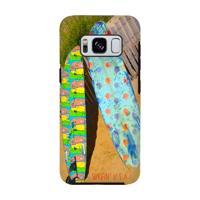 Galaxy S8 StrongFit Surfin USA by Bettie * Blue