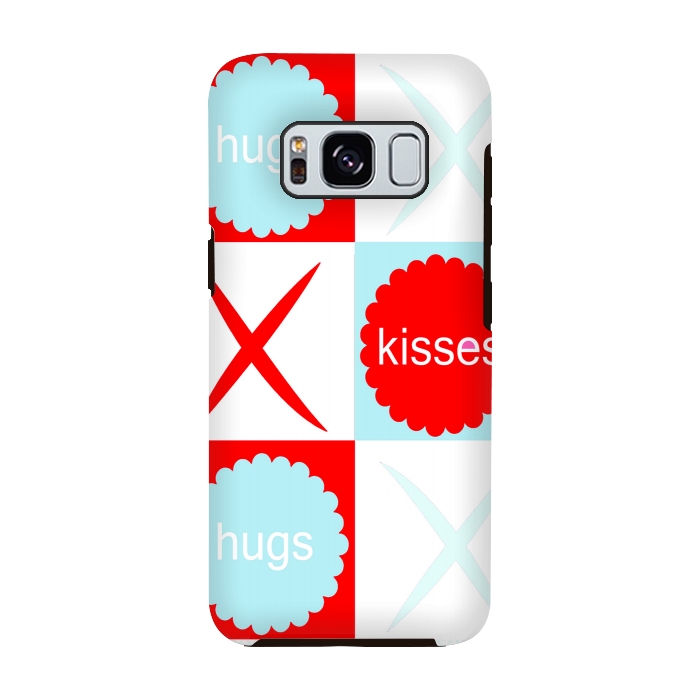 Galaxy S8 StrongFit Hugs & Kissies by Bettie * Blue