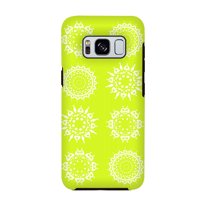 Galaxy S8 StrongFit Oh Chartreuse! by Bettie * Blue