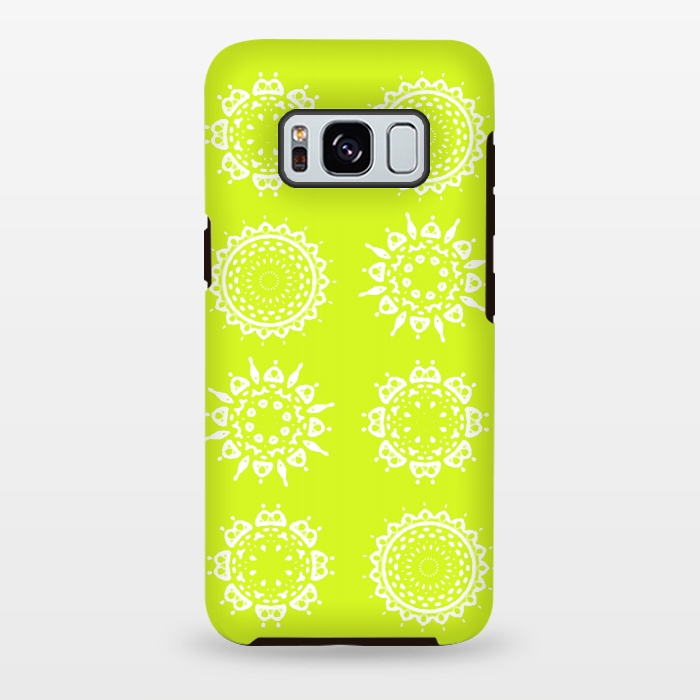 Galaxy S8 plus StrongFit Oh Chartreuse! by Bettie * Blue