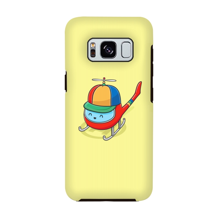 Galaxy S8 StrongFit Happy Copter by Xylo Riescent