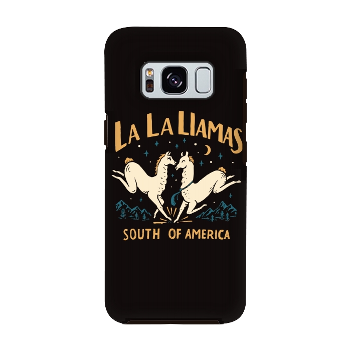 Galaxy S8 StrongFit La La Llamas by Tatak Waskitho