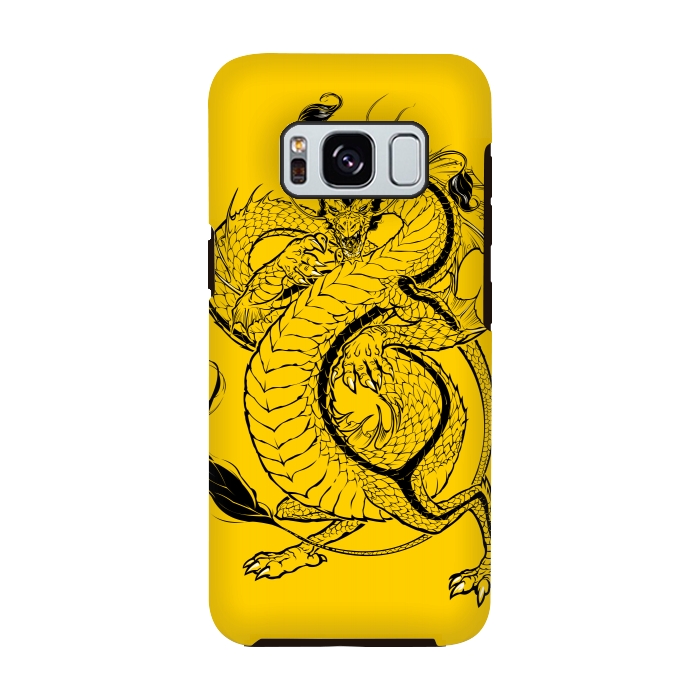 Galaxy S8 StrongFit Bruce, the Dragon by Draco