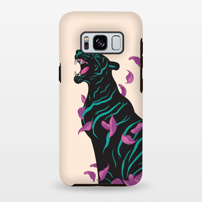 Galaxy S8 plus StrongFit Black tiger by Roland Banrévi