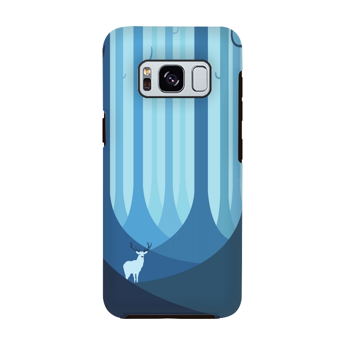 Galaxy S8 StrongFit Blue forest by Roland Banrévi