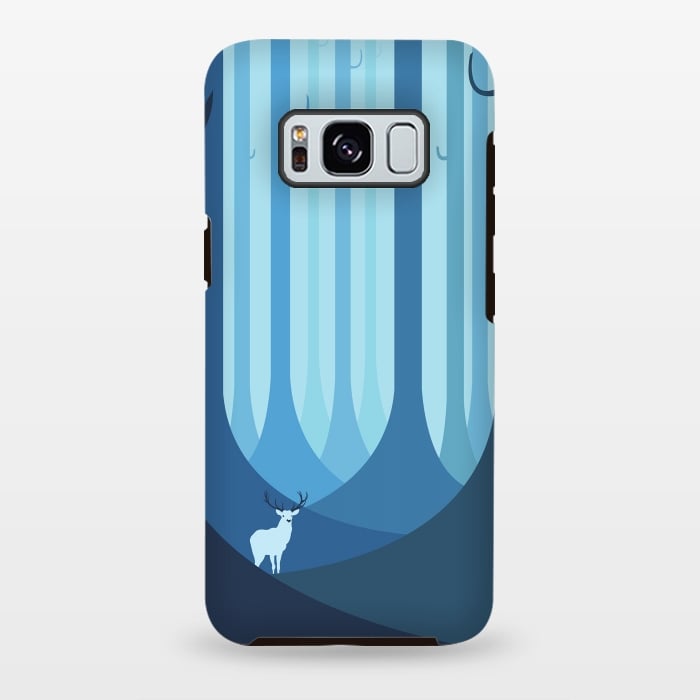 Galaxy S8 plus StrongFit Blue forest by Roland Banrévi