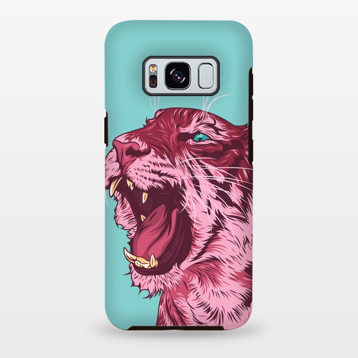 Galaxy S8 plus StrongFit Magenta tiger by Roland Banrévi