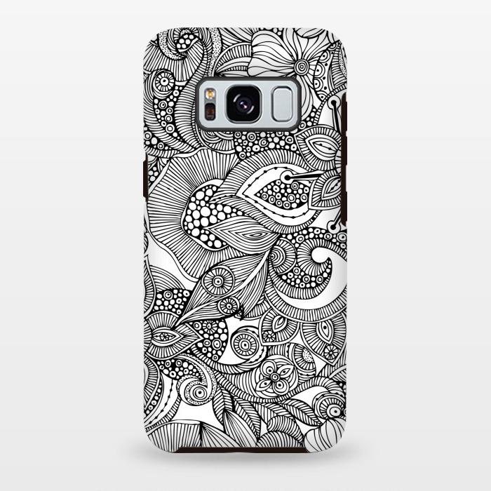 Galaxy S8 plus StrongFit Doodles by Valentina Harper