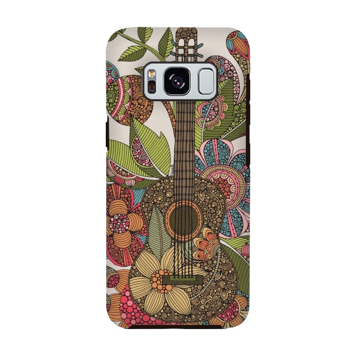 Galaxy S8 StrongFit Ever guitar by Valentina Harper