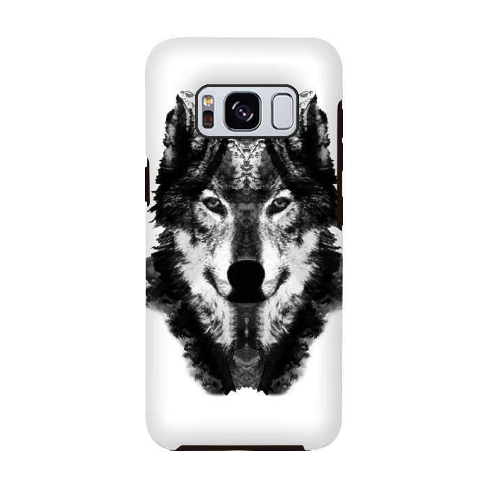 Galaxy S8 StrongFit The Black Forest Wolf  by Rui Faria