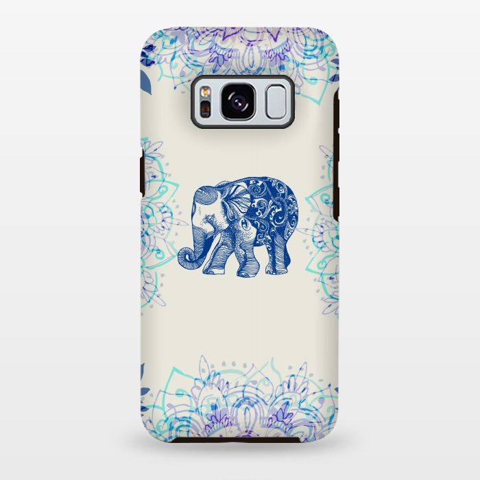 Galaxy S8 plus StrongFit Pretty Little Elephant  by Rose Halsey
