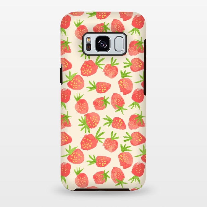 Galaxy S8 plus StrongFit Strawberry by Edith May
