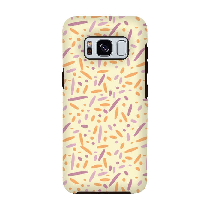 Galaxy S8 StrongFit Icecream Sprinkles by Edith May