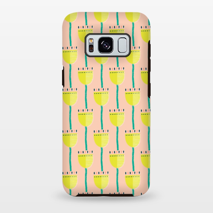 Galaxy S8 plus StrongFit Textural Tulip by Edith May