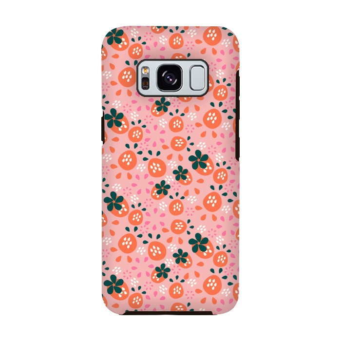 Galaxy S8 StrongFit Fresh Strawberries by Edith May