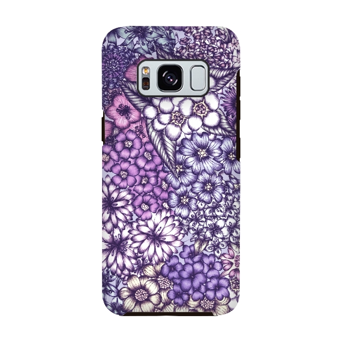 Galaxy S8 StrongFit Faded Blossoms by ECMazur 