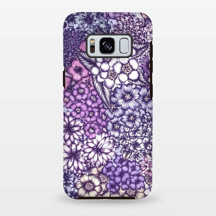 Galaxy S8 plus StrongFit Faded Blossoms by ECMazur 