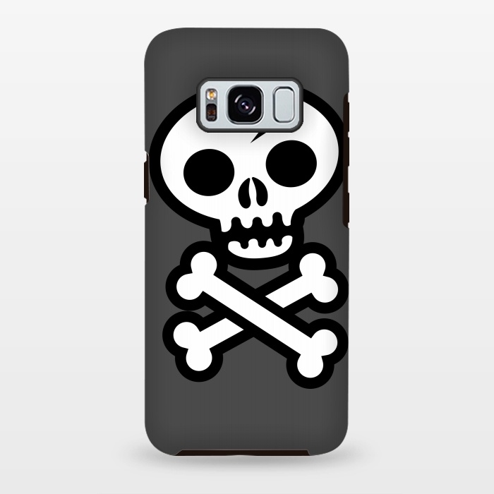 Galaxy S8 plus StrongFit Skull & Crossbones by Wotto