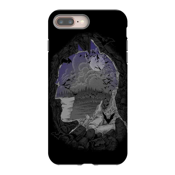 iPhone 7 plus StrongFit Bat Cave by Branko Ricov