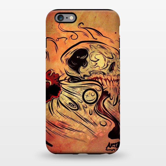 iPhone 6/6s plus StrongFit Ghost flame skull by David dejaun johnson