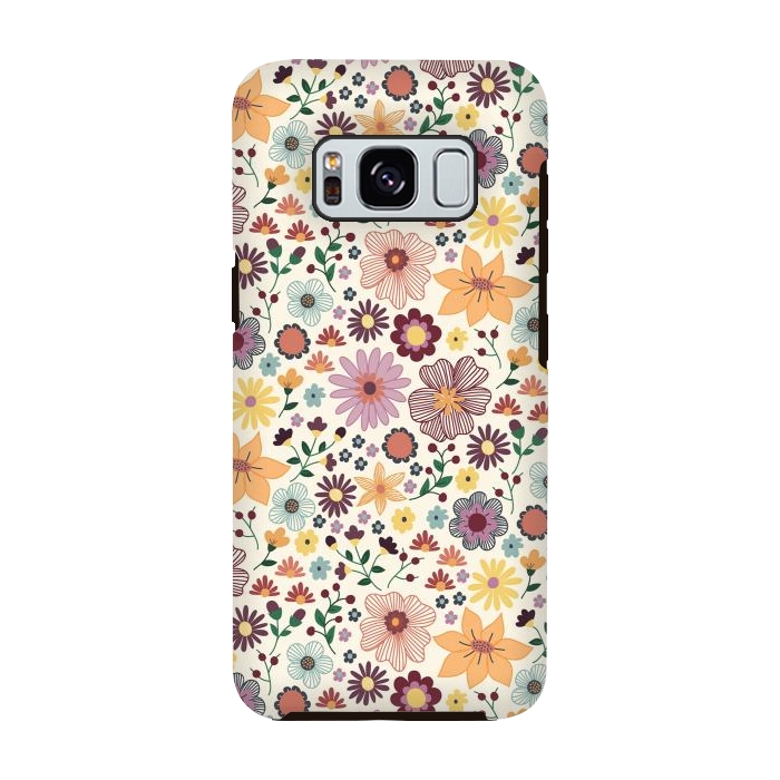 Galaxy S8 StrongFit Wild Bloom by TracyLucy Designs