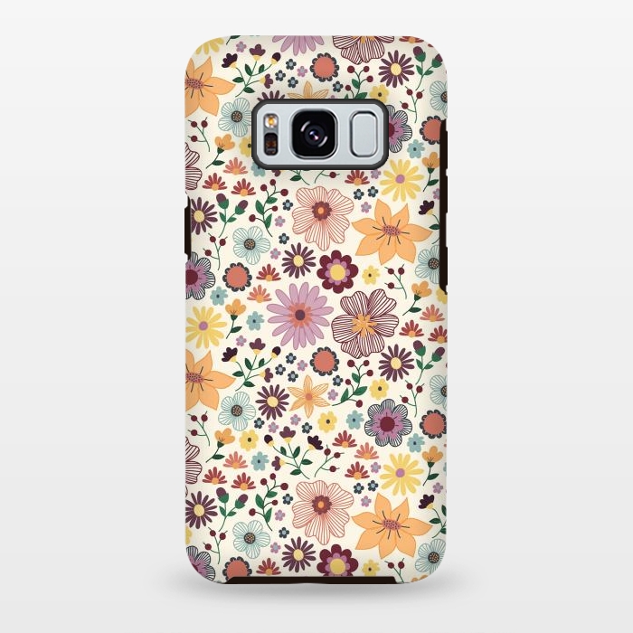 Galaxy S8 plus StrongFit Wild Bloom by TracyLucy Designs