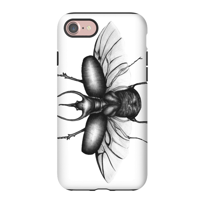 iPhone 7 StrongFit Beetle Wings by ECMazur 