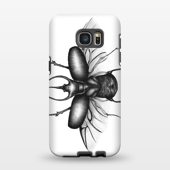 Galaxy S7 EDGE StrongFit Beetle Wings by ECMazur 