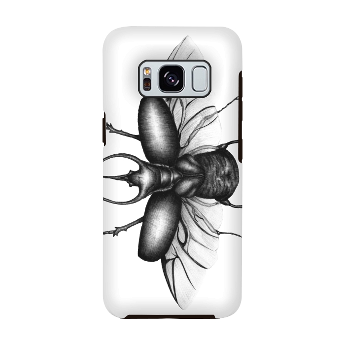 Galaxy S8 StrongFit Beetle Wings by ECMazur 
