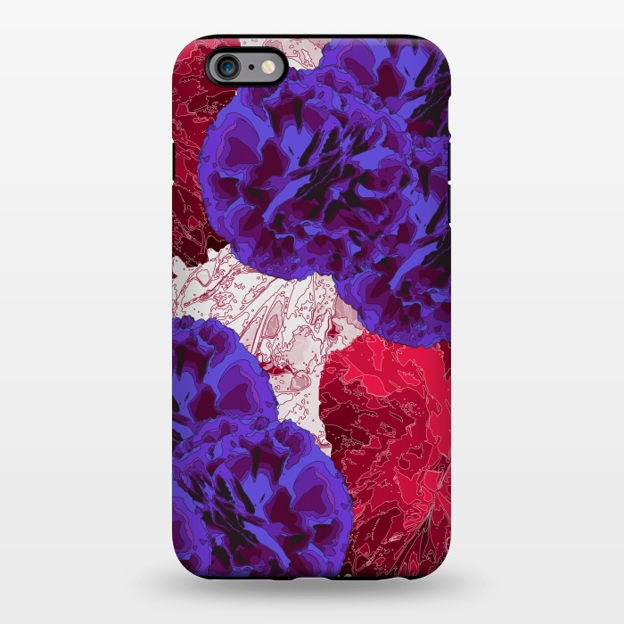 iPhone 6/6s plus StrongFit Outlined Flowers by Zala Farah