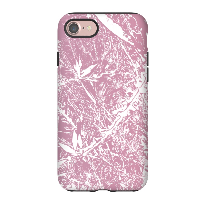 iPhone 7 StrongFit Pink Floral Art by Zala Farah