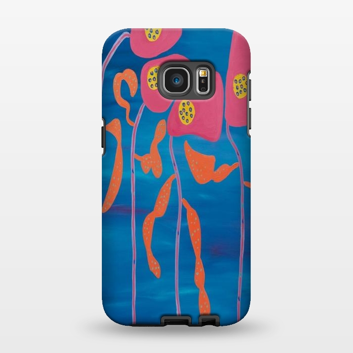 Galaxy S7 EDGE StrongFit Flowers of Chrion by Helen Joynson