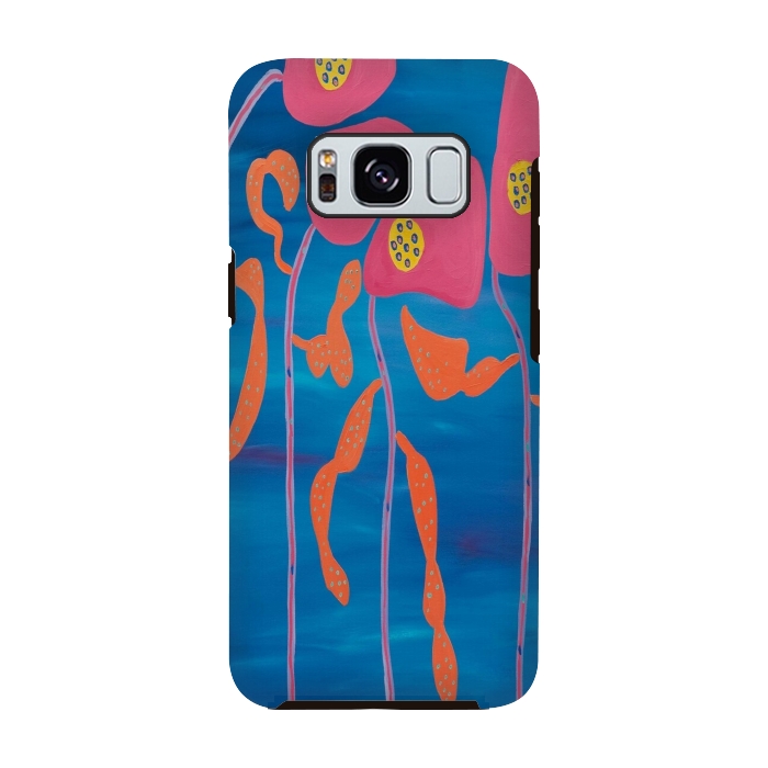 Galaxy S8 StrongFit Flowers of Chrion by Helen Joynson