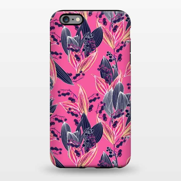 iPhone 6/6s plus StrongFit Acidic Floral by Victoria Krupp-Rombalski