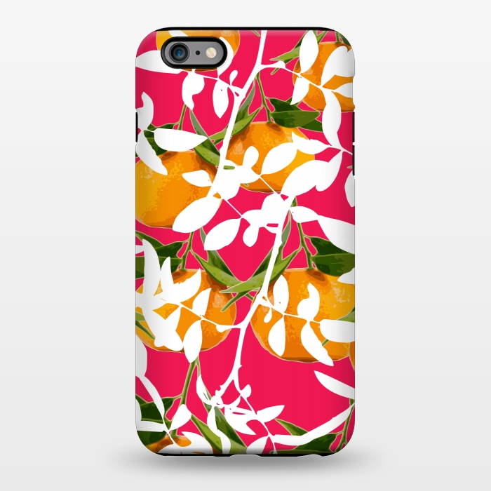 iPhone 6/6s plus StrongFit Hiding Mandarins (Pink) by Zala Farah