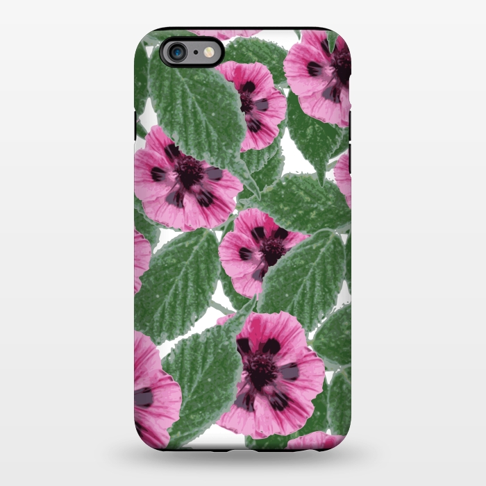 iPhone 6/6s plus StrongFit Pink Poppies by Zala Farah