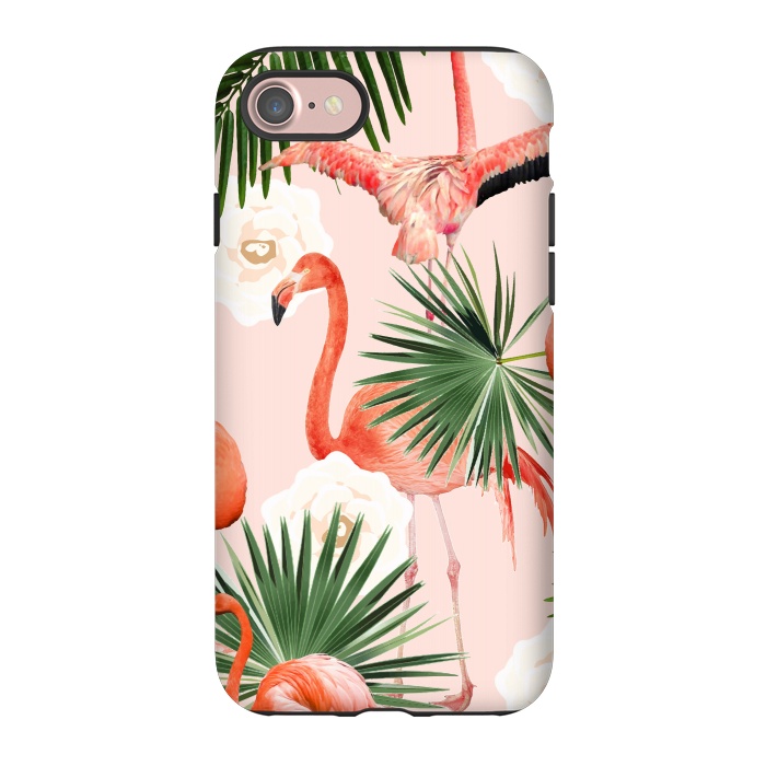 iPhone 7 StrongFit Flamingo Guava by Uma Prabhakar Gokhale