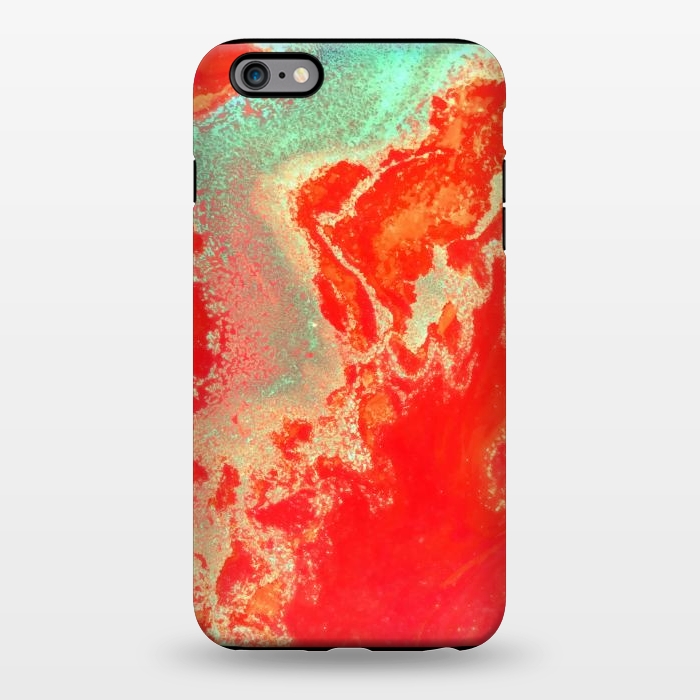 iPhone 6/6s plus StrongFit Sea Green and Coral by Uma Prabhakar Gokhale